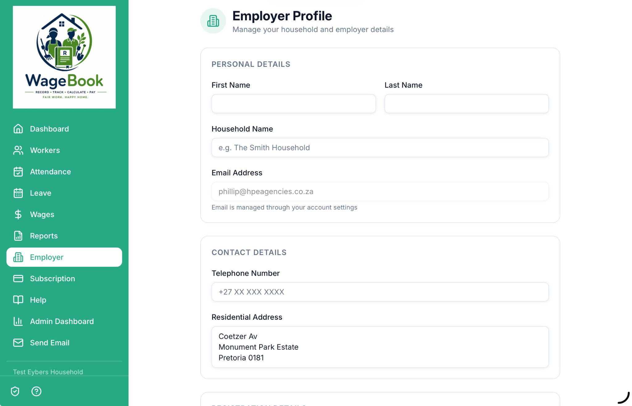 WageBook employer profile